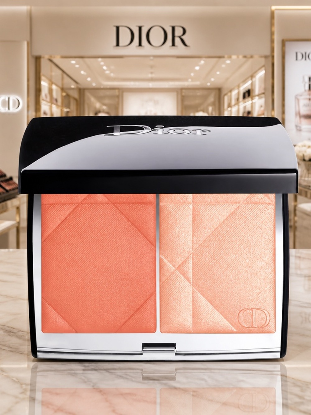 Dior  Rouge Blush Colour & Glow Blush & Highlighter Compact — 457 DIORETTE